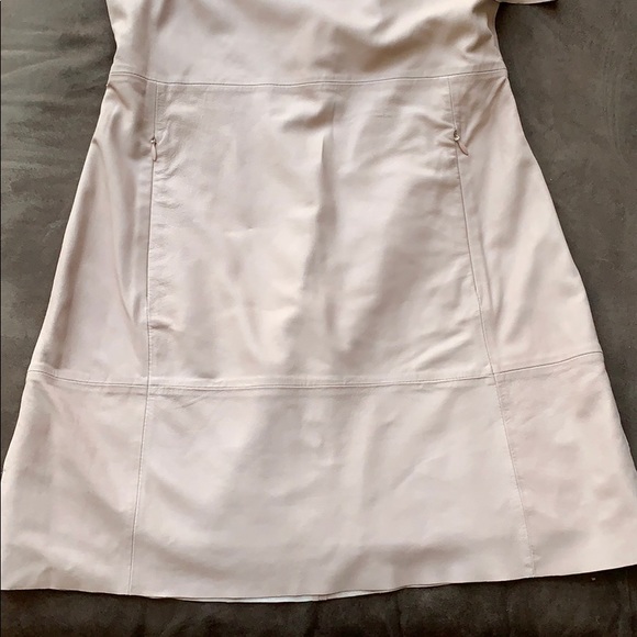 Free People genuine leather blush dress S\P - Picture 4 of 6
